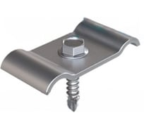 Комплект универсальных скрепителей для ячейки AQUADRENAG 33x33/34x38, оцинкованный (скоба, саморез 6.3x51 со сверлом) 8шт 333365/8