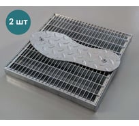 К-т след универсальный AQUADRENAG Zn в комплекте с крепежом - 2шт SL3002002