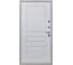 Входная дверь DIVA STR МХ-9 2050x960 мм, правая, Альберо браш грей - Д13 Белый софт УТ-00080507 2