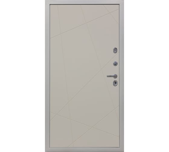 Входная дверь DIVA STR МХ-9 2050x860 мм, левая, Альберо браш грей - Д11 Софт шампань УТ-00080497
