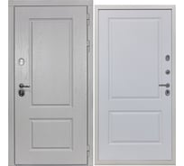 Входная дверь DIVA STR МХ-9 2050x860 мм, правая, Альберо браш грей - Д7 Белый софт УТ-00080480