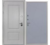 Входная дверь DIVA STR МХ-9 2050x860 мм, левая, Альберо браш грей - Д11 Силк маус УТ-00080493