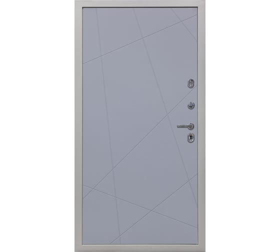 Входная дверь DIVA STR МХ-9 2050x860 мм, левая, Альберо браш грей - Д11 Силк маус УТ-00080493
