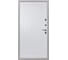 Входная дверь DIVA STR МХ-9 2050x960 мм, левая, Альберо браш грей - Н10 Белый софт УТ-00080521 2