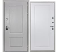 Входная дверь DIVA STR МХ-9 2050x860 мм, правая, Альберо браш грей - Н10 Белый софт УТ-00080520