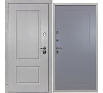 Входная дверь DIVA STR МХ-9 2050x960 мм, левая, Альберо браш грей - Н10 Силк маус УТ-00080524