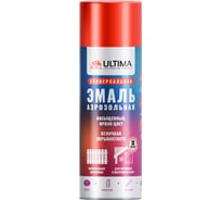 Аэрозольная краска ULTIMA RAL 3020 КРАСНЫЙ универсальная 520 мл ULT011