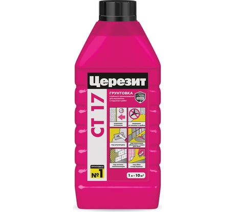 Укрепляющая грунтовка Церезит CT 17 1 л 12/96/480 29033