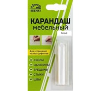 Мебельный карандаш Resmat цвет белый, блистер 2604 28581044