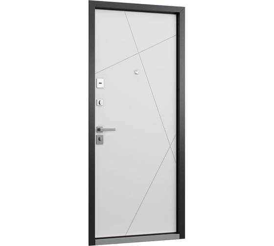 Металлическая входная дверь для квартиры Torex Ultimatum-M 880x2050 мм, левая, черный/серый 2000005805202