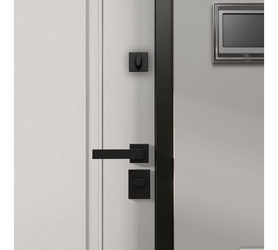 Металлическая входная дверь для квартиры Torex Ultimatum-M 880x2050 мм, правая, черный/белый 2000006097224
