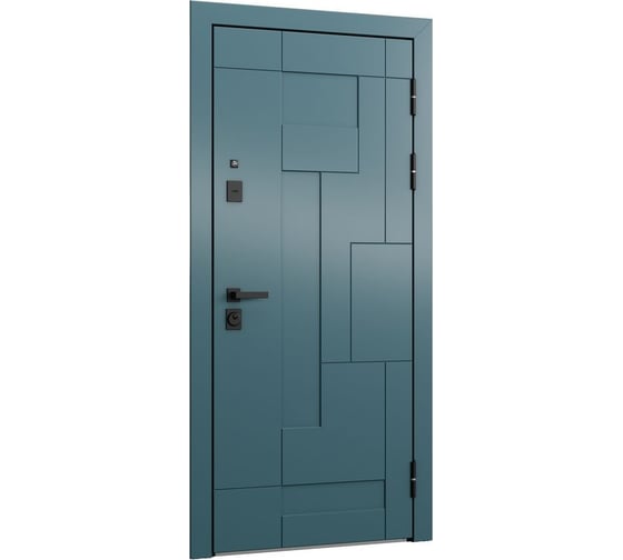 Металлическая входная дверь для квартиры Torex Ultimatum-M 880x2050 мм, правая, синий/белый 2000005904721