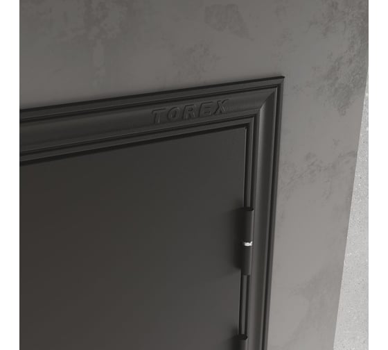 Металлическая входная дверь для квартиры Torex Ultimatum-M 880x2050 мм, правая, черный/серый 2000005804793