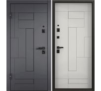 Металлическая входная дверь для квартиры Torex Ultimatum-M 950x2050 мм, левая, серый/белый 2000005867446