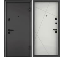 Металлическая входная дверь для квартиры Torex Ultimatum-M 950x2050 мм, правая, черный/серый 2000005838453
