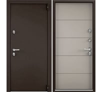 Металлическая входная дверь для загородного дома Torex Snegir Pro 880x2050 мм, правая, коричневый/бежевый 2000005812613