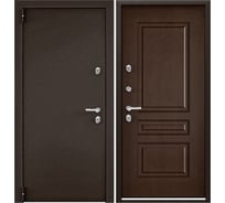 Металлическая входная дверь для загородного дома Torex Snegir Pro 950x2050 мм, левая, коричневый 2000005820502