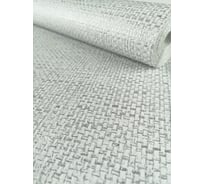 Бумажные обои Саратовские обои плотные, дуплекс, 0,53x10 м, Кунжут, серый Д812-06