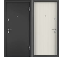 Металлическая входная дверь для квартиры Torex Terminal-B 860x2050 правая, темно-серый/бежевый 2000006277497