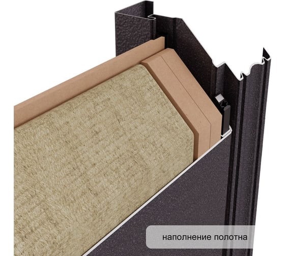 Металлическая входная дверь для квартиры Torex Flat-M 860x2100, правая, темно-серый 2000006329103
