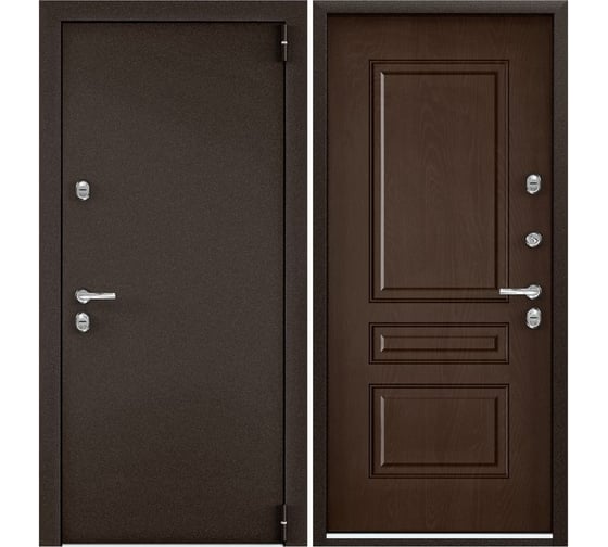 Входная металлическая дверь Torex Snegir Pro для загородного дома 950x2050, правая, коричневый 2000005768170 1