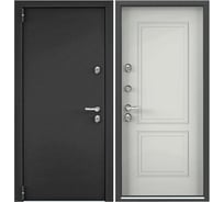 Входная дверь для загородного дома Torex Snegir Pro металлическая, 950x2050 мм, левая, темно-серый/серый 2000006215178