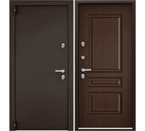 Входная дверь для загородного дома Torex Snegir Pro металлическая, 880x2050 мм, левая, коричневый 2000005820496