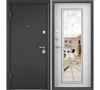 Входная дверь для квартиры Torex Flat-L металлическая, 860x2050 мм, левая, черный/бежевый 2000006349804