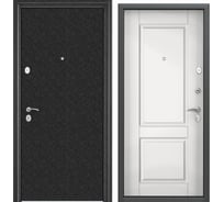 Входная дверь для квартиры Torex Flat-L металлическая, 950x2050 мм, правая, черный/белый 2000006164650