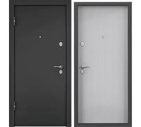 Металлическая входная дверь для квартиры Torex Terminal-B 950x2050 мм, левая, темно-серый/белый 2000006332011