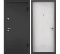 Металлическая входная дверь для квартиры Torex Terminal-B 950x2050 мм, правая, черный/серый 2000006103031