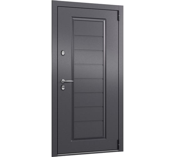 Входная металлическая дверь Torex Snegir Pro для загородного дома 950x2050, левая, темно-серый/белый 2000005897337