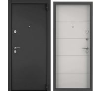 Металлическая входная дверь для квартиры Torex Terminal-D 860x2050 мм, правая, черный/белый 2000005723247