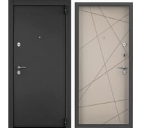 Металлическая входная дверь для квартиры Torex Terminal-D 950x2050 мм, правая, черный/бежевый 2000005746208