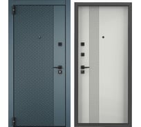 Металлическая входная дверь для квартиры Torex Terminal-D 860x2050 мм, левая, синий/серый 2000005768392