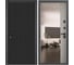 Входная металлическая дверь Torex Super Omega PRO для квартиры 950x2070, правая, зеркало, черный/бежевый 2000005837074 1