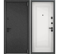 Входная металлическая дверь Torex Super Omega PRO для квартиры 860x2050, правая, черный/белый 2000005859700