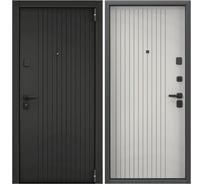 Входная металлическая дверь Torex Super Omega PRO для квартиры 950x2050, правая, черный/белый 2000006020178