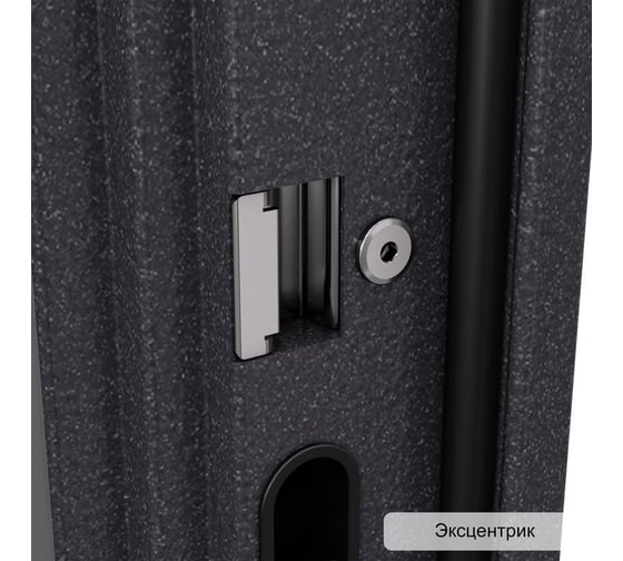 Металлическая входная дверь для квартиры Torex Terminal-D 950x2050 мм, правая, черный/белый 2000006151643