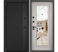 Металлическая входная дверь для квартиры Torex Terminal-D 950x2050 мм, левая, черный/белый 2000006151636