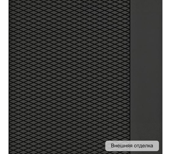 Металлическая входная дверь для квартиры Torex Terminal-D 860x2050 мм, правая, черный/белый 2000006046161