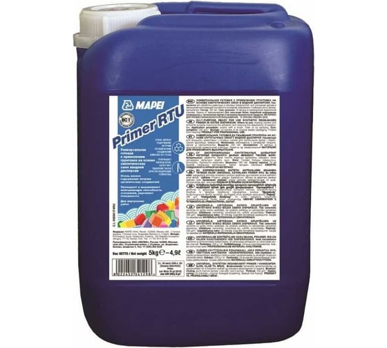 Грунтовка MAPEI PRIMER RTU 5 кг 95605