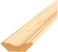 Плинтус ООО Сибирский лес 2500х25 мм, фигурный 4656760332958