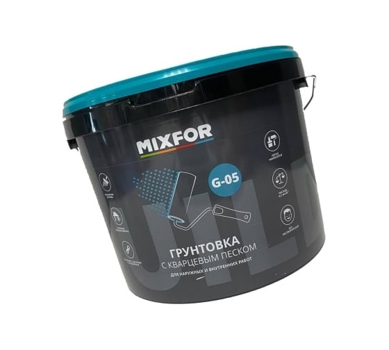 Грунтовка MIXFOR Г-05 14.5 кг 10 л, с кварцевым песком G-05
