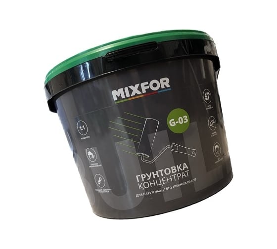 Грунтовка MIXFOR Г-03 10 кг 10 л, концентрат G-03