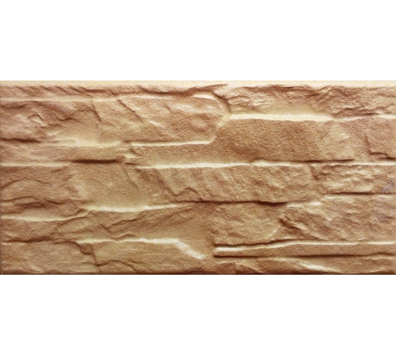 Фасадная клинкерная плитка Beryoza Ceramica Арагон бежевый, 246x120x9 мм, 18 шт. ТГ-00005305