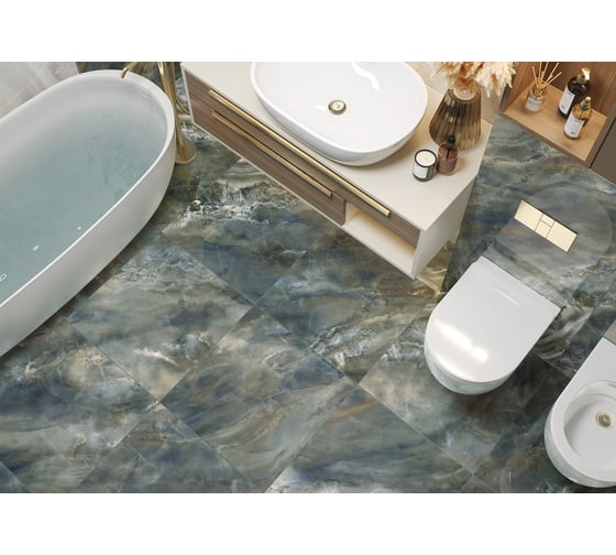 Керамогранит LCM Columbia jungle полированный, 600x600x8 мм, 4 шт. в упаковке 6060CLU31P