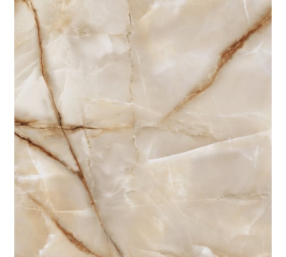 Керамогранит LCM Onyx royal latte полированный, 600x600x8 мм, 4 шт. в упаковке 6060ORO11P