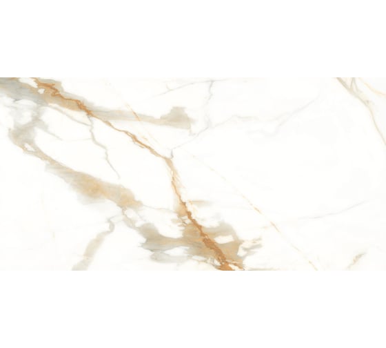 Керамогранит LCM Statuario infinito white полированный, 600x1200x8 мм, 2 шт. в упаковке 60120STI00P