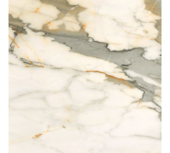 Керамогранит LCM Calacatta borghini полированный, 600x600x8 мм, 4 шт. в упаковке 6060CBO55P